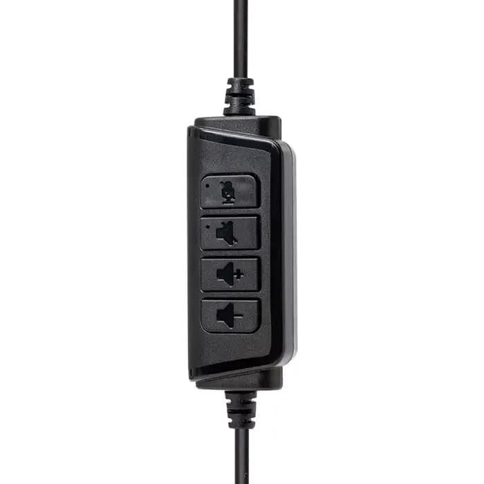 Casque USB avec micro muet pour PC, casque d'affaires de 3.5mm avec Microphone rotatif, suppression du bruit pour Center d'appels