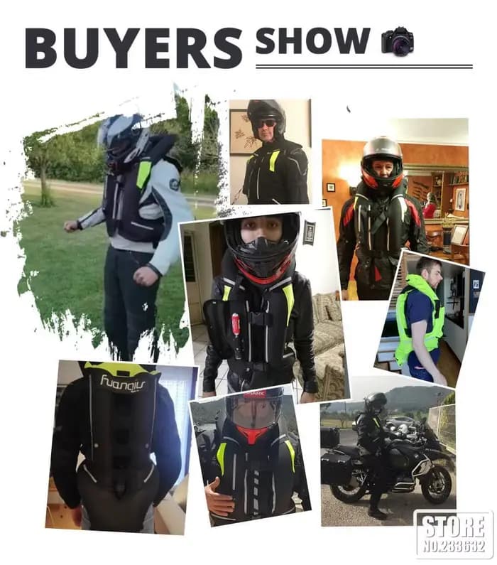 Gilet d'airbag de Moto certifié CE