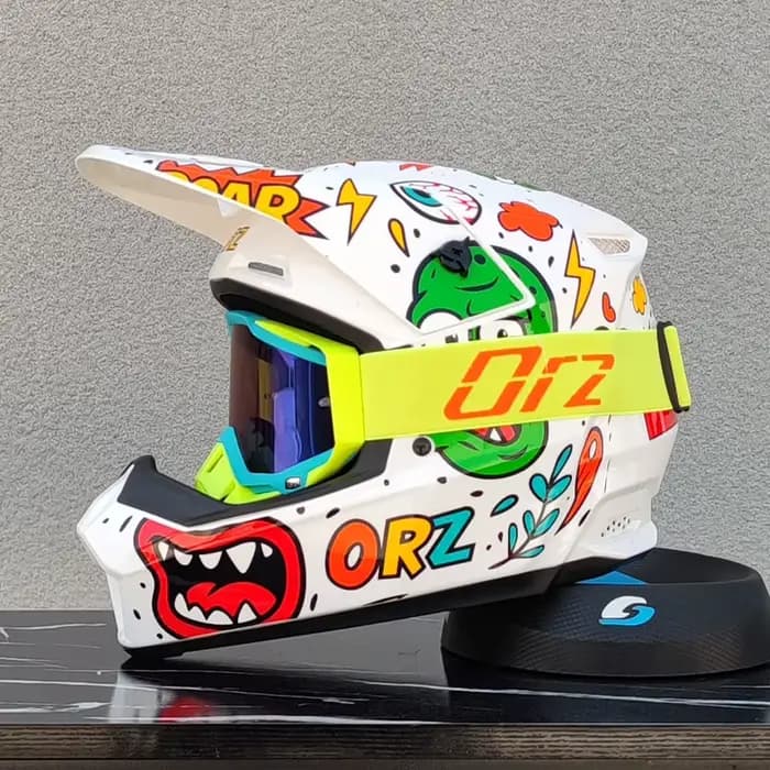 Casque de moto casque tout-terrain vélo descente AM DH casque croisé Capacete Motocross Casco