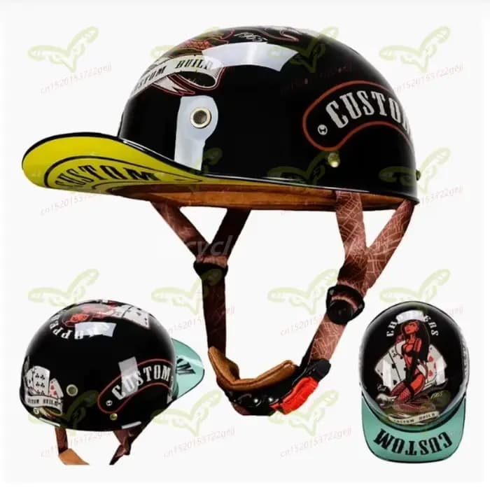 Casque de moto tendance pour homme et femme
