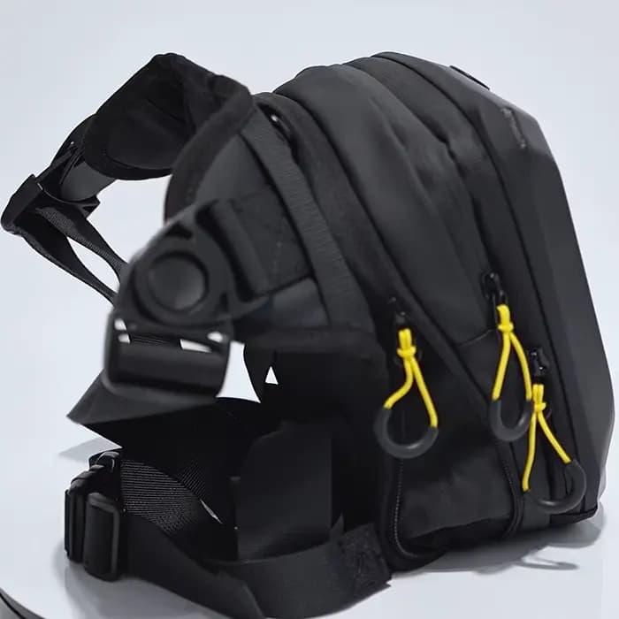 Sac latéral de jambe de vélo de moto LED bricolage application intelligente affichage sac à dos en plein air sac de