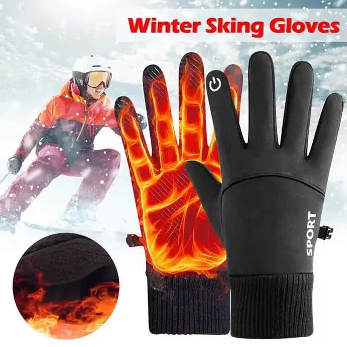 Hiver Ski Gants Chauds pour Hommes En Plein Air Cyclisme Étanche
