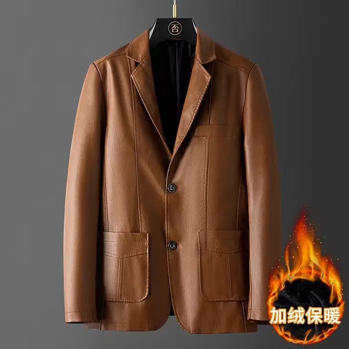 Blouson en cuir pour homme