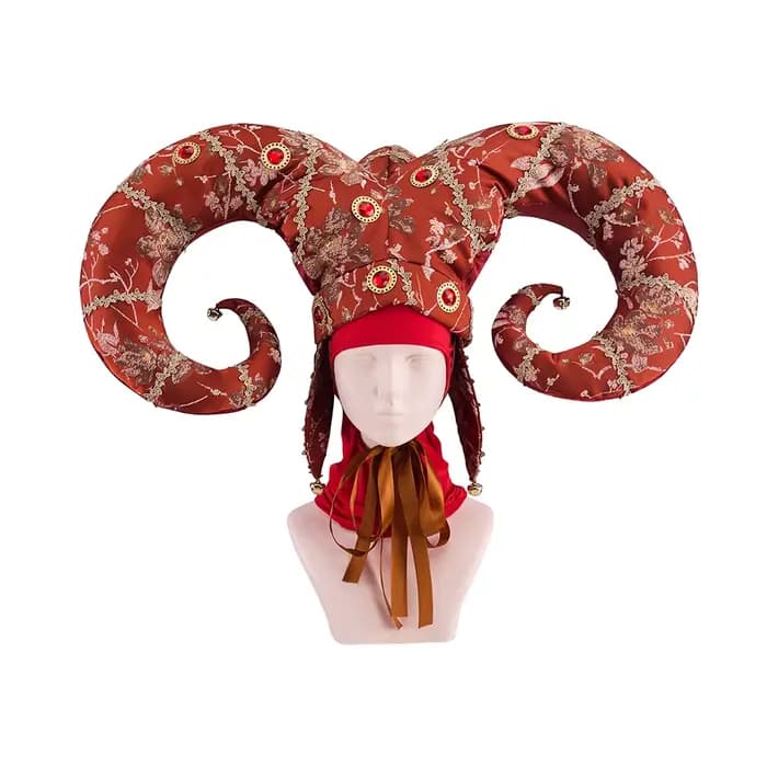 Chapeau de Clown du Barrage de Venise, Grand Chapeau Jacquard Fait à la Main, Accessoires d'Halloween