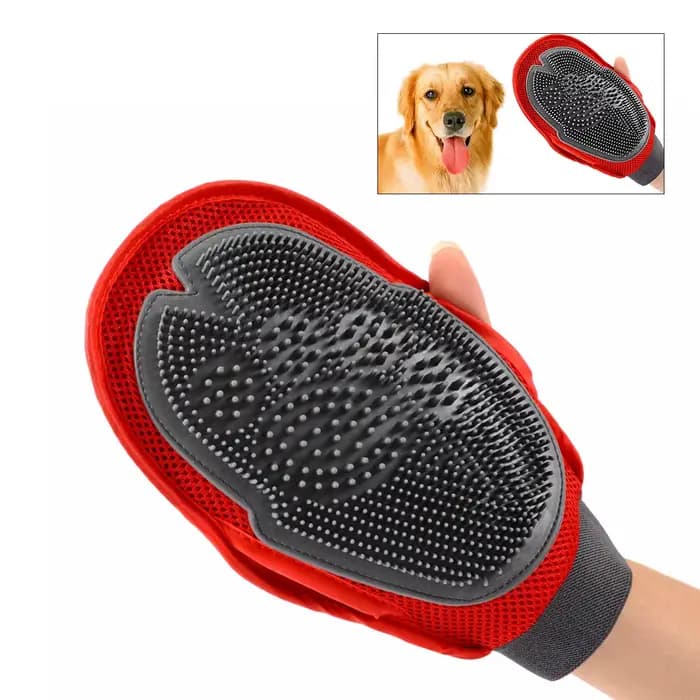 Gant de Massage de nettoyage pour outil de toilettage pour animaux de compagnie chien chat démêlage bain enlever les poils lâches gant de brosse pour animaux de compagnie