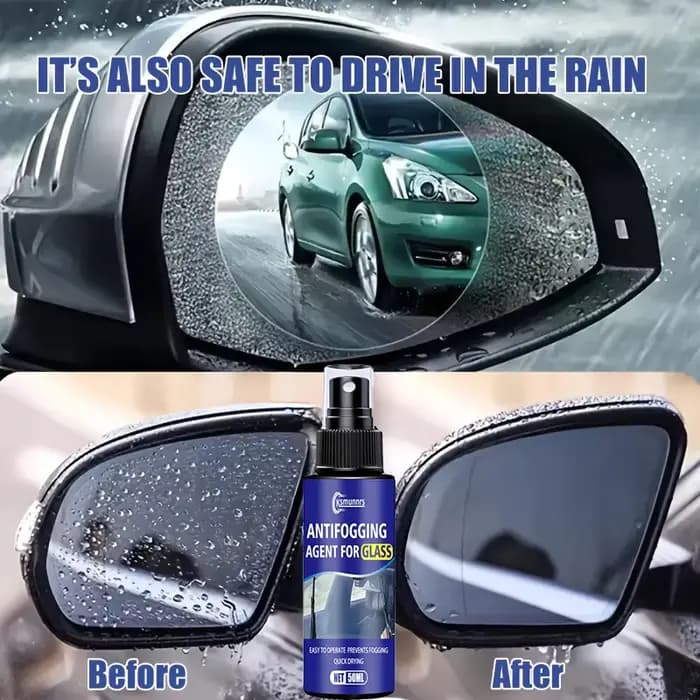 Spray pour casque de moto : hydrophobe