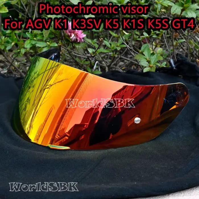 Lentille de visière photochromique pour AGV K1 K3SV K5 K1S K5S GT4