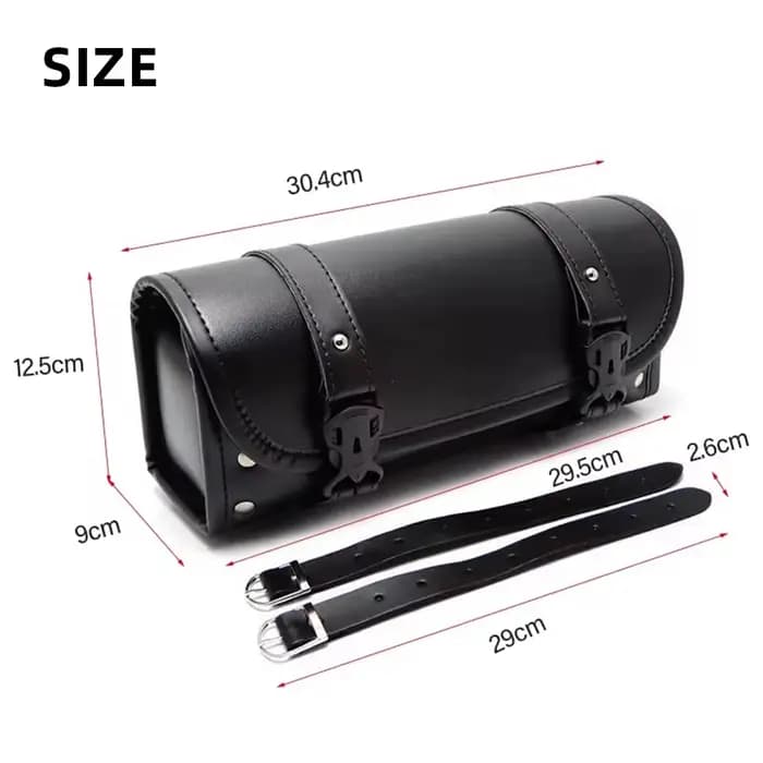 Sac à outils de moto étanche en cuir PU