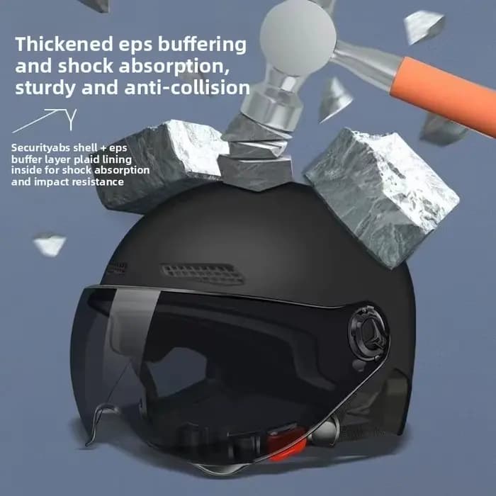 Casque de moto électrique 2025 - Universel pour hommes et femmes