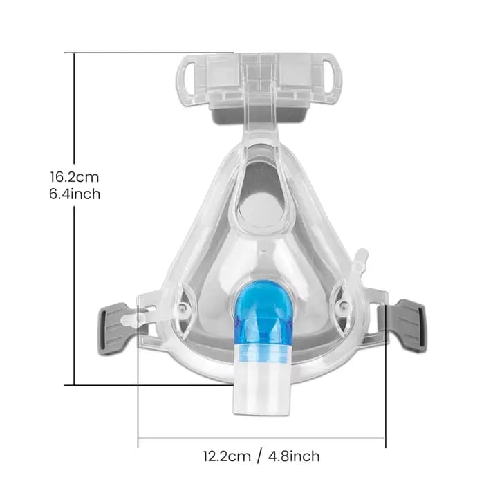 Masque CPAP pour apnée CPAP, Machine respiratoire automatique, masque facial complet pour sommeil, avec couvre-chef, accessoires de respirateur Anti-ronflement