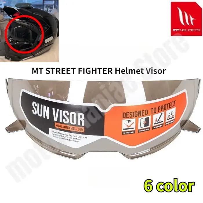 Visière de casque MT pour MT STREET FIGHTER