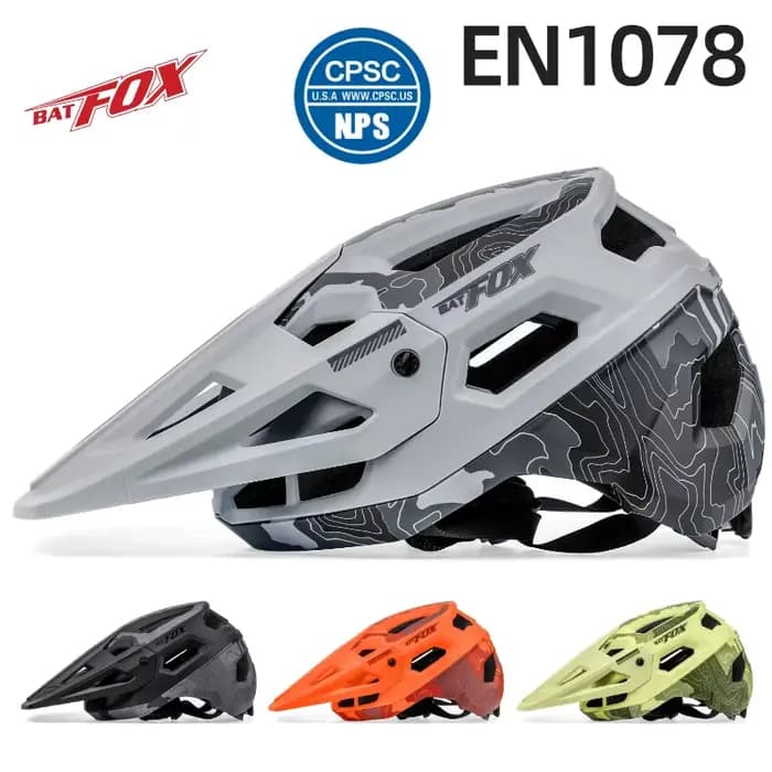 BATFOX VTT casque absorbant les chocs léger tout-terrain unisexe adulte