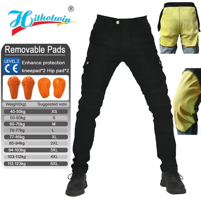 Pantalon de moto Cargo Kevlar pour hommes