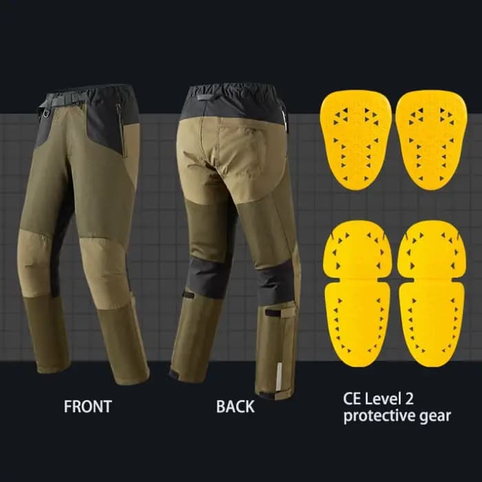 Pantalon de moto d'été avec ventilation en maille