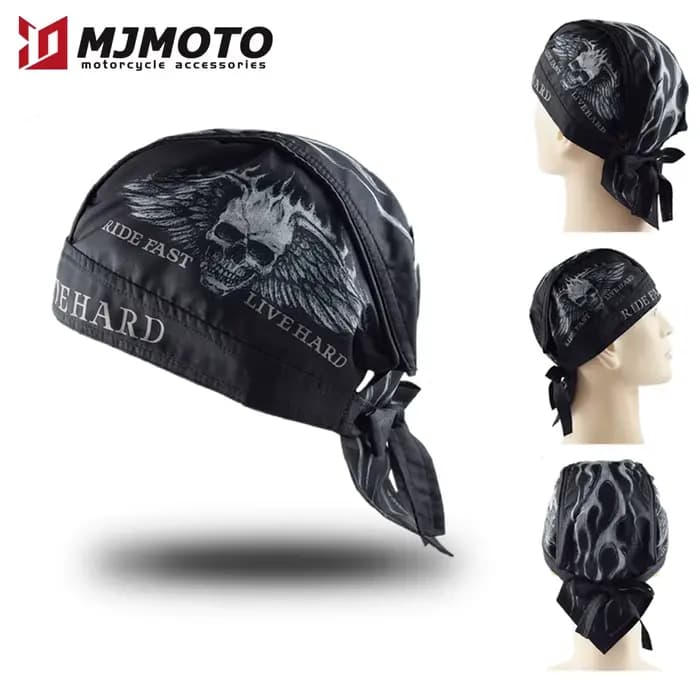 Cagoule de casque de moto rétro d'été