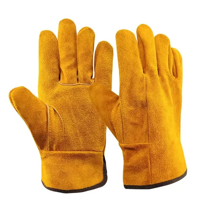 Gants de travail en cuir de vache souple pour hommes