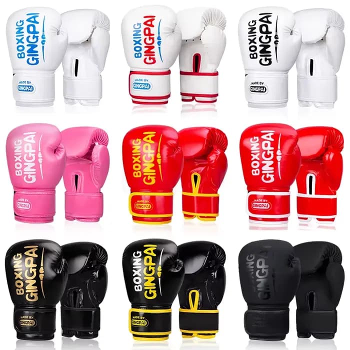 Gants de Kick Boxing pour Garçon et Fille, Équipement d'Entraînement pour Enfants, PU Karaté Muay Thai GufamilDe Boxbones Free NingMMA Sanda