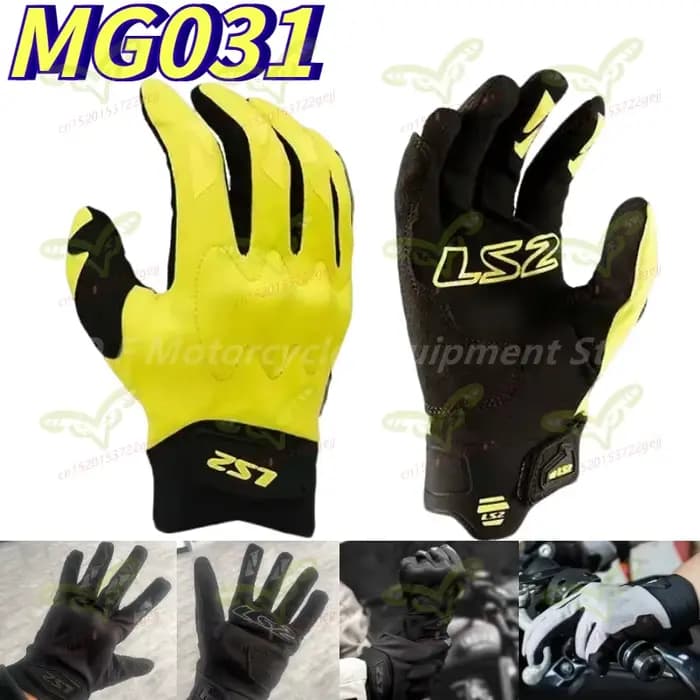 Gants de moto LS2, gants de sport respirants