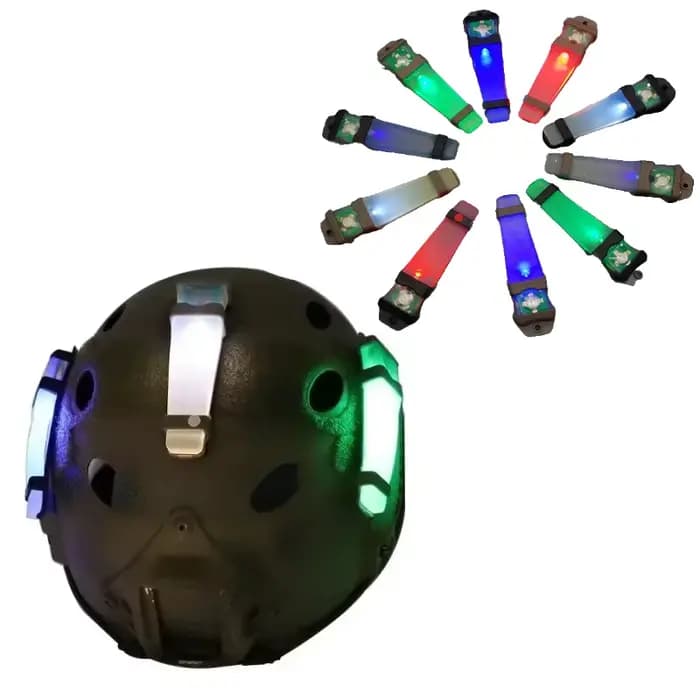Casque tactique FMA, lumière clignotante de sécurité