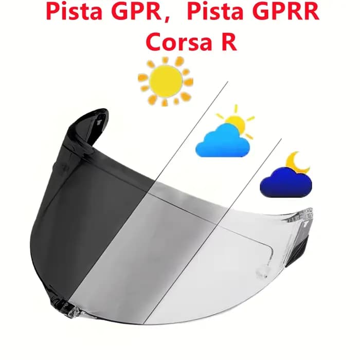 Visière Photochromique pour Casque AGV PISTA GP R GP RR Corsa R RACE3