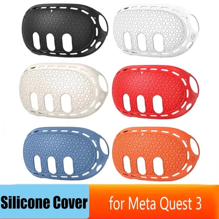 Pour Meta Quest 3 housse en Silicone casque VR étui de Protection anti-rayures pour Oculus Quest 3 accessoires