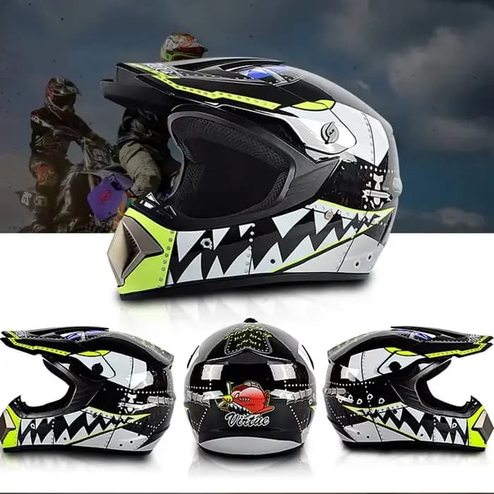 Casque de Moto unisexe à couverture complète