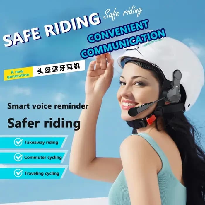 Kebidumei – casque de moto avec support à clip