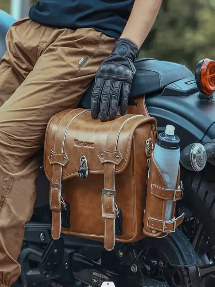 Sac Latéral Universel de Grande Capacité pour Siège Arrière de Moto