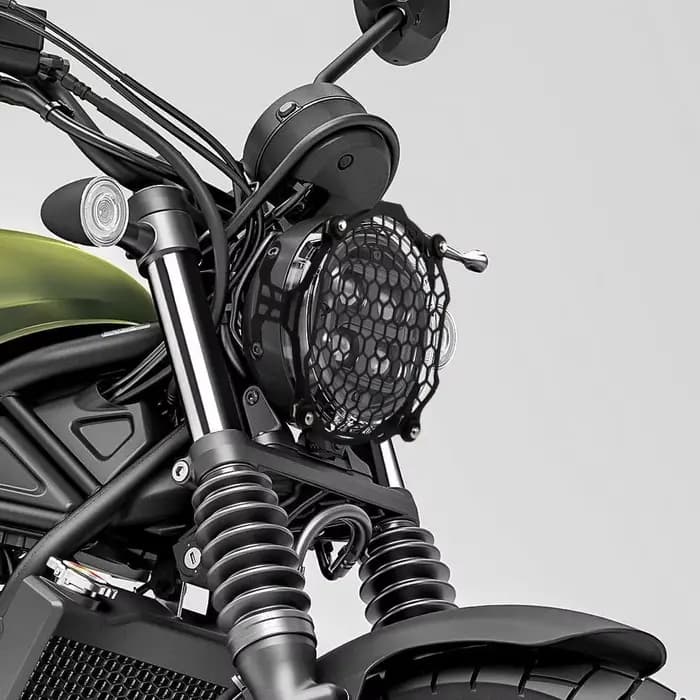 Grille de protection de lumière de sauna avant de moto