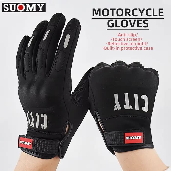 Gants de moto d'équitation de ville pour hommes et femmes