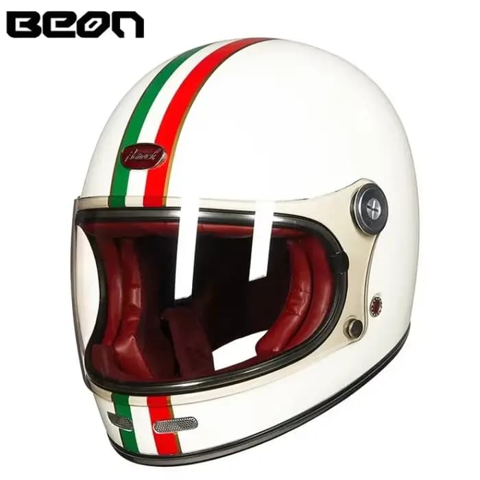 Beon-Casque de Moto en Fibre de Carbone