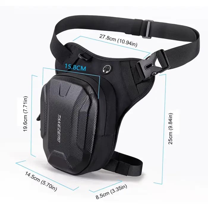 Sac latéral de jambe de moto étanche