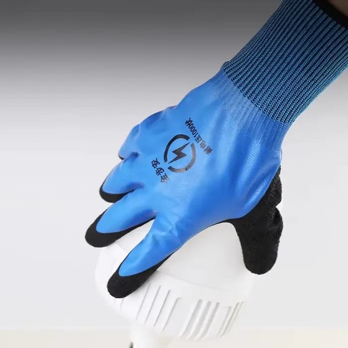 Gants isolants pour électricien, 1 paire, tension de tenue 1000V, haute élasticité, pour écran tactile, protection de sécurité