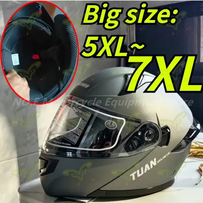 Casque de sécurité pour moto 5XL 6XL 7XL