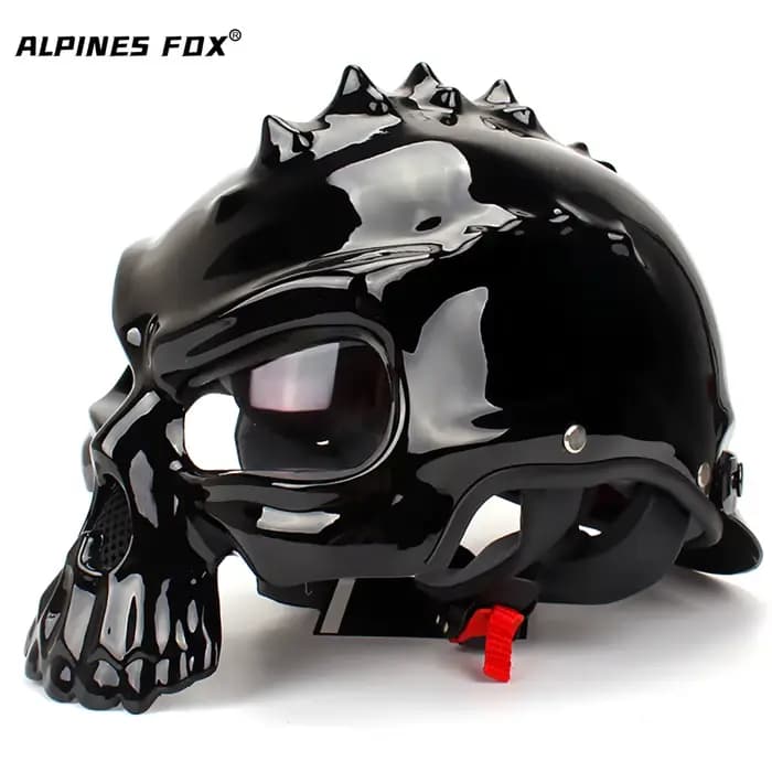 Casque de moto demi-visage pour hommes et femmes