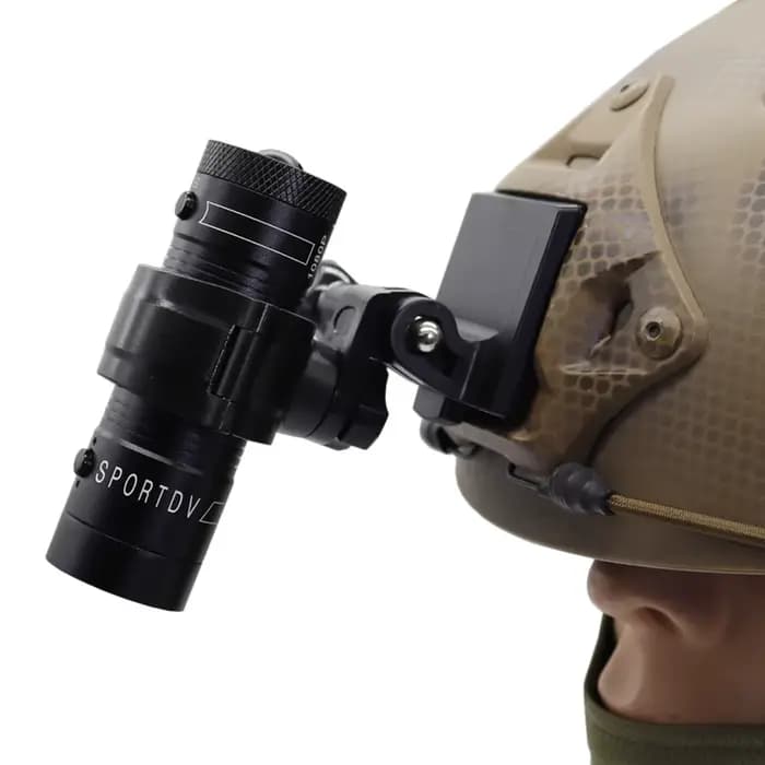 Caméra de casque tactique 720 1080P