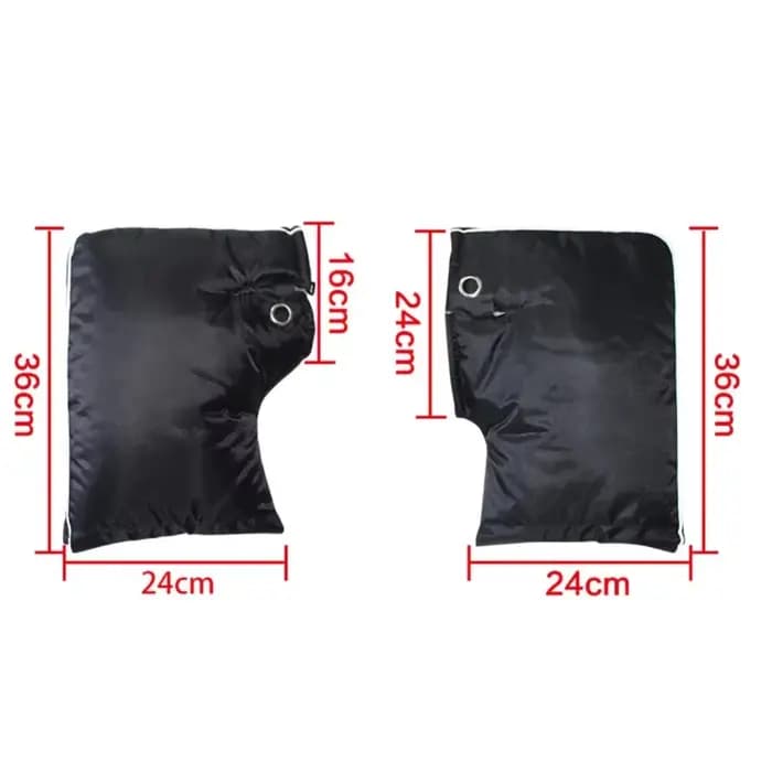 2024 protection Scooter électrique épais chaud guidon poignée barre manchon imperméable Moto gants Guante