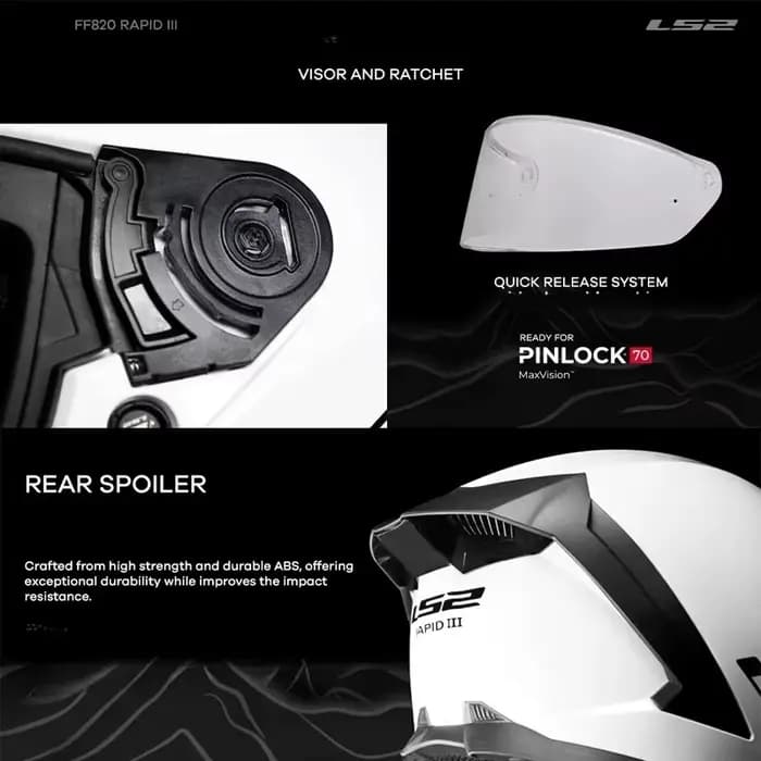 Nouveau Casque Moto Intégral LS2 FF820 2026 – Urbain