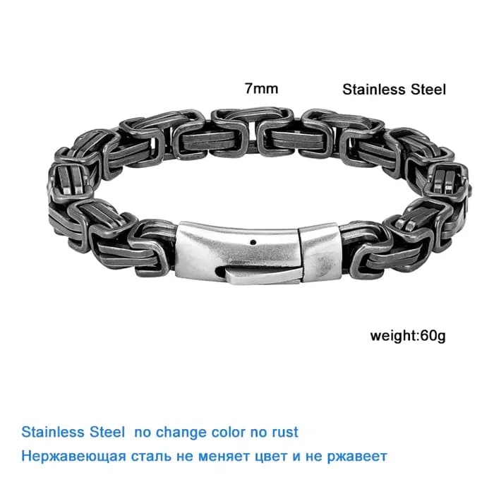 Bracelet chaîne Vintage pour hommes