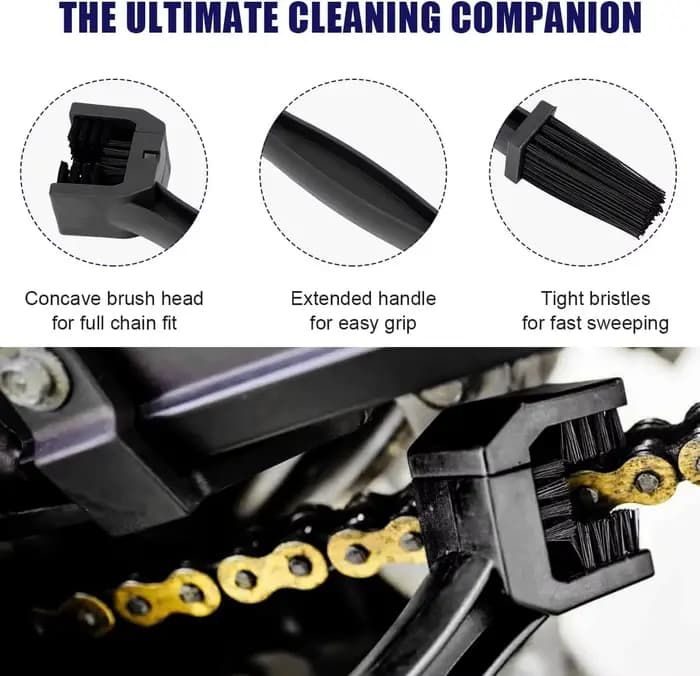 Nettoyeur de brosse de chaîne de Moto en plastique