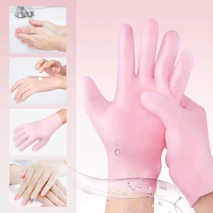 Gants hydratants en Silicone, antidérapants, pour enlever la peau morte, prévenir la sécheresse, exfoliants, outils de soins des mains