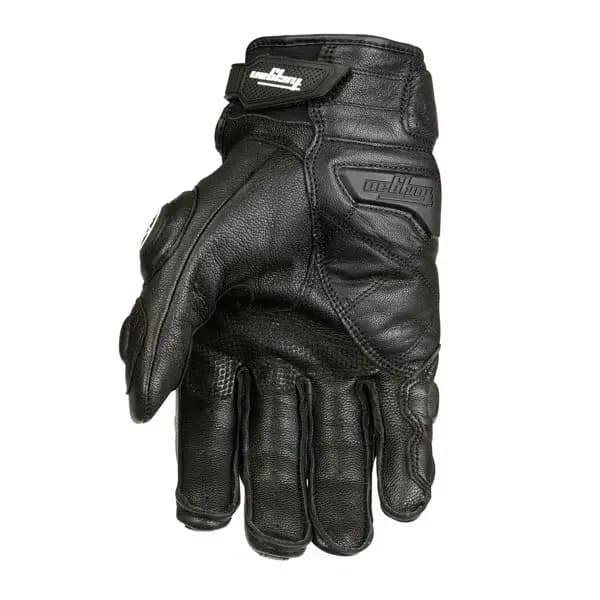 Hommes femmes 4 saisons conduite Supertech noir/blanc moto gants en cuir gant de course