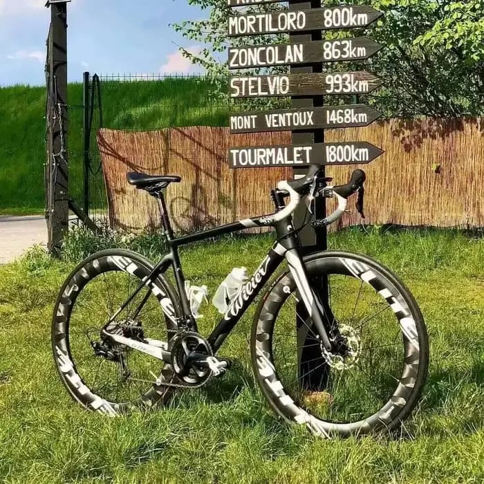 Jeu de roues en carbone ELITEWHEELS ENT X WEAVE pour vélo de route