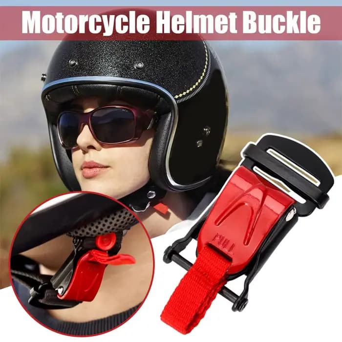 Clip de mentonnière Flexible-boucles de casque de moto