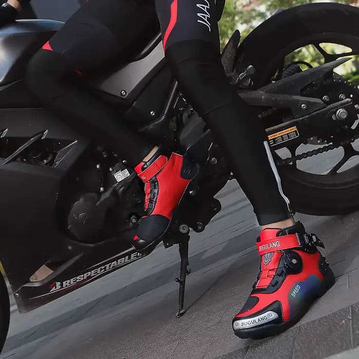 Knight-Bottes d'équitation de moto en plein air pour hommes et femmes