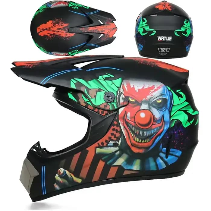 Casques de Moto course casque tout-terrain hommes