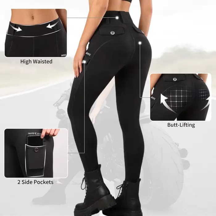 Pantalon de moto WOSAWE pour femme