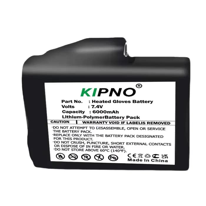 Batterie de gants chauffants 7.4V 6000mah