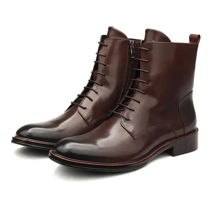 Bottes en cuir pour hommes