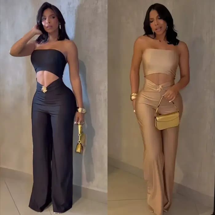 Combinaison pantalon une pièce pour femme, tenue de club, salopette élégante pour femme, vêtements d'été 2026